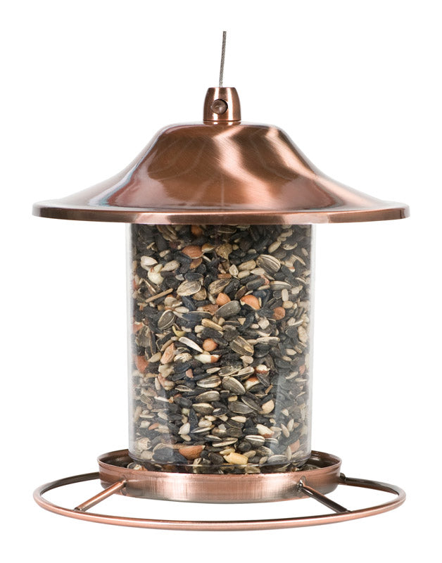 Perky-Pet Wild Bird 2 lb Metal/Plastic Panorama Bird Feeder 1 ports