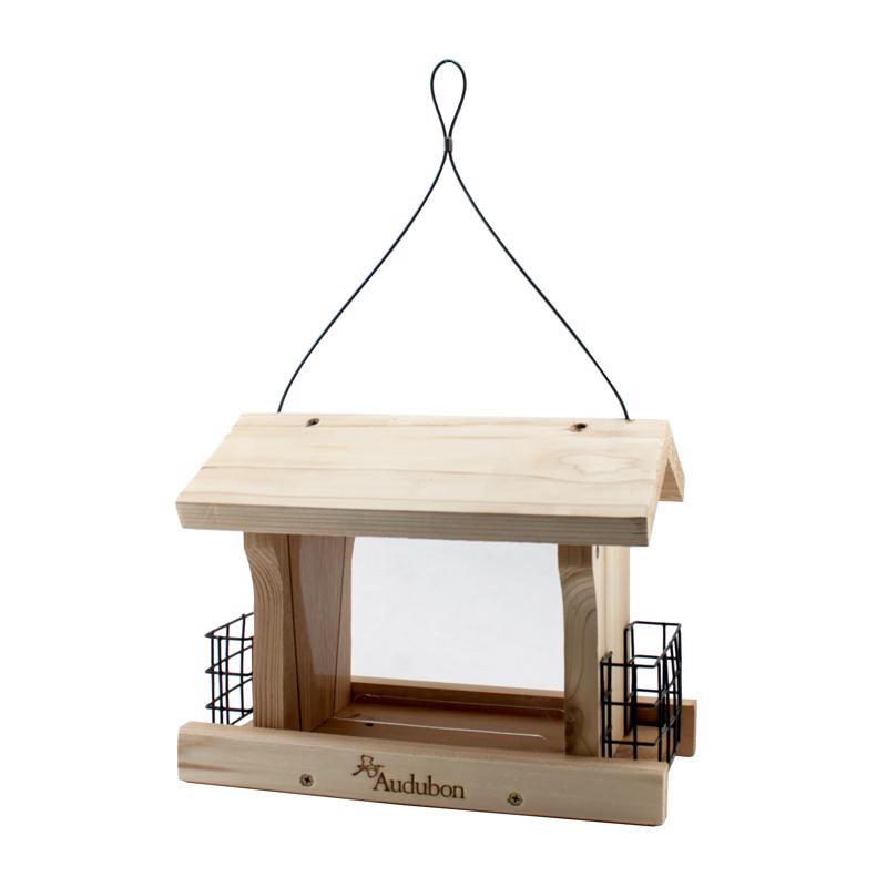 Woodlink Audubon Wild Bird 5 lb Cedar Ranch Bird Feeder 4 ports