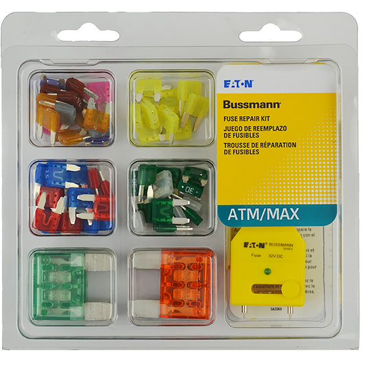 Bussmann ATM/MAX Assorted Blade Fuse Assortment 64 pk