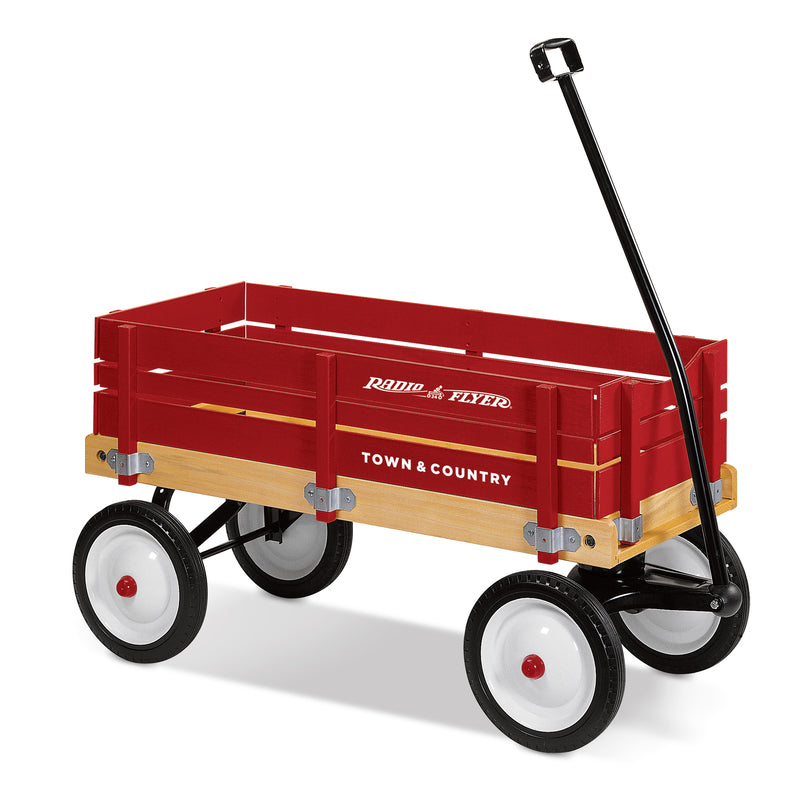 Radio Flyer Town and Country Toy Wagon Red