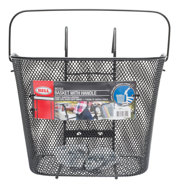 Bell Sports Tote Wire Mesh Bike Basket Black