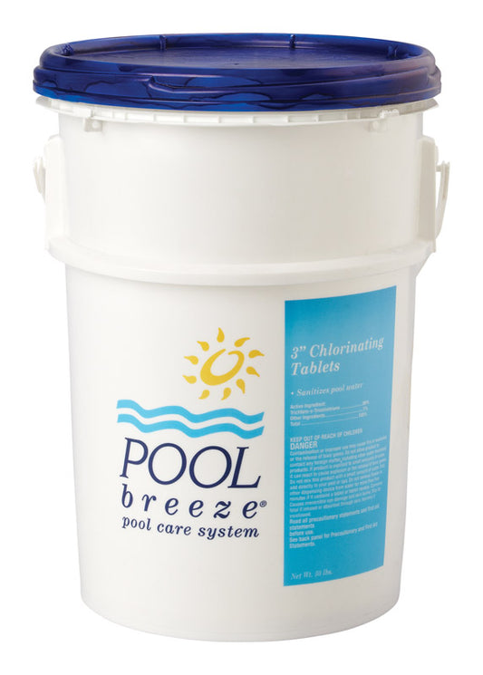 Pool Breeze Pool Care System 3" Tablet Chlorinating Chemicals 50 lb