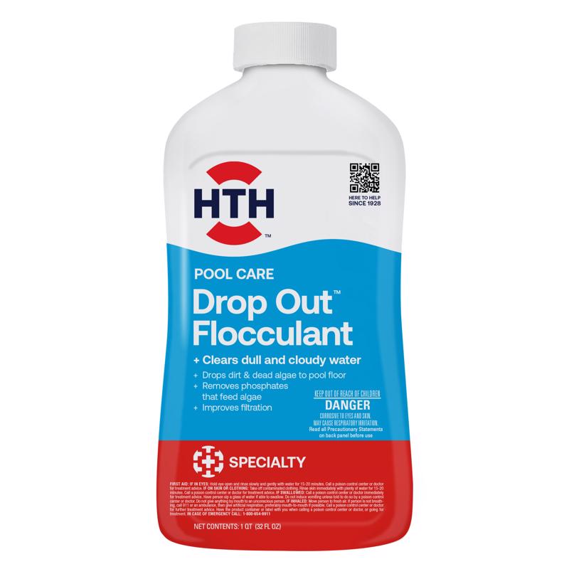 HTH Pool Care Liquid Flocculant 32 oz