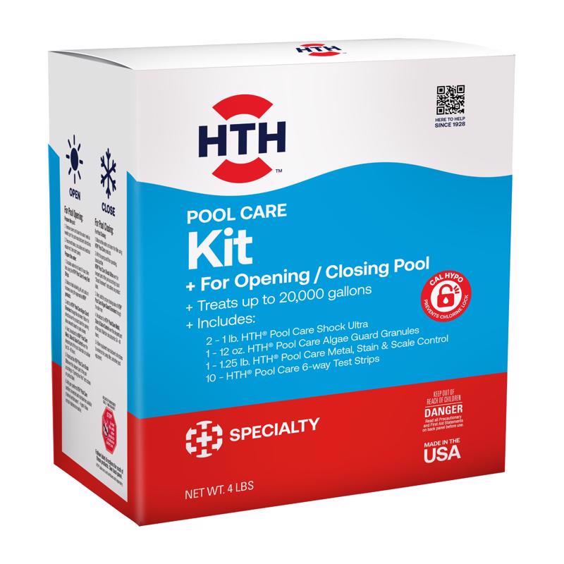 HTH Pool Care Granule Pool Care Kit 4 lb