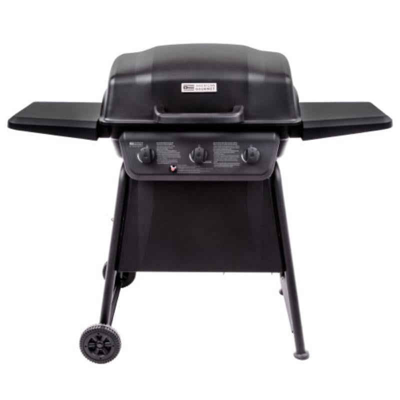 American Gourmet 3 Burner Liquid Propane Grill Black