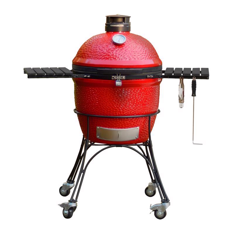 Kamado Joe 18 in. Classic Joe II Charcoal Kamado Grill and Smoker Red