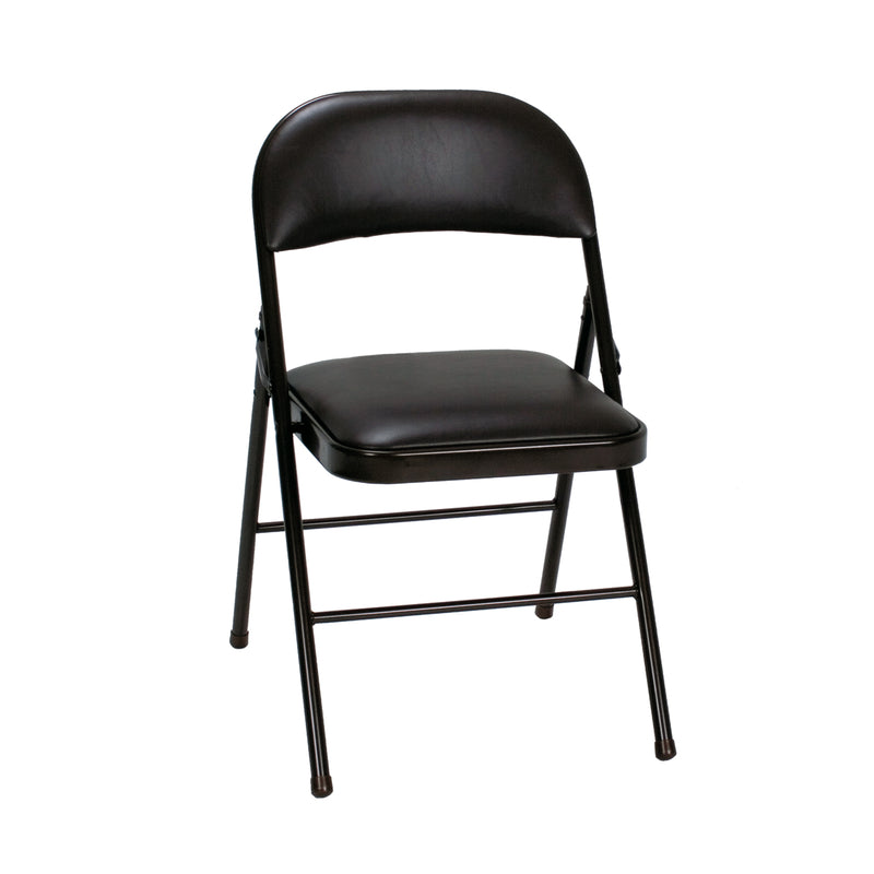 Cosco Black Vinyl Folding Chair 1 pk