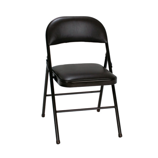 Cosco Black Vinyl Folding Chair 1 pk