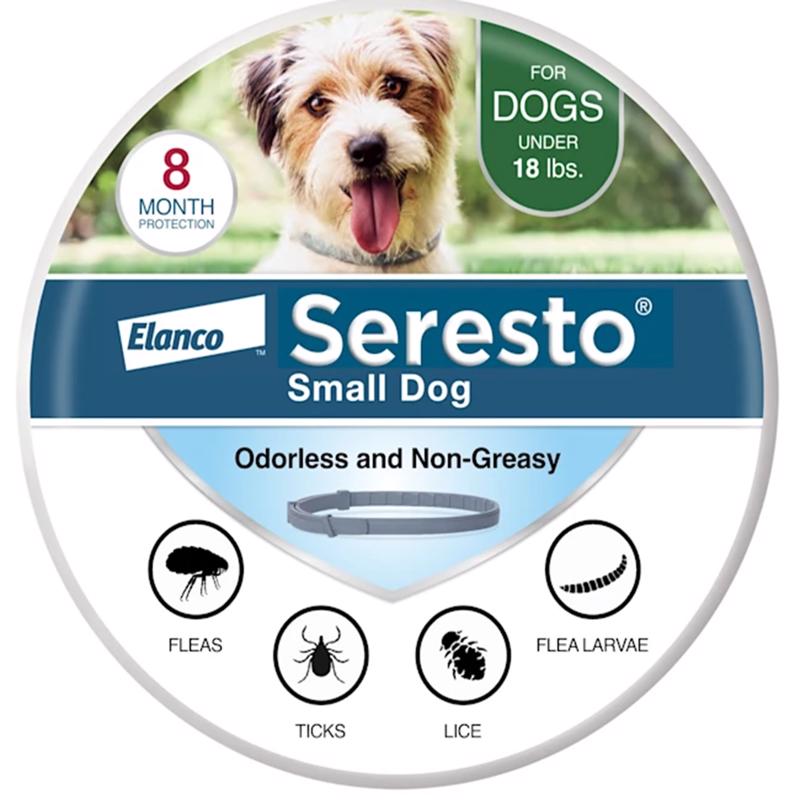 Elanco Seresto Solid Dog Flea and Tick Collar Imidacloprid/Flumethrin 0.44 oz