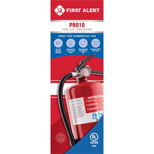 First Alert 10 lb Fire Extinguisher For Commercial US Coast Guard Agency Approval