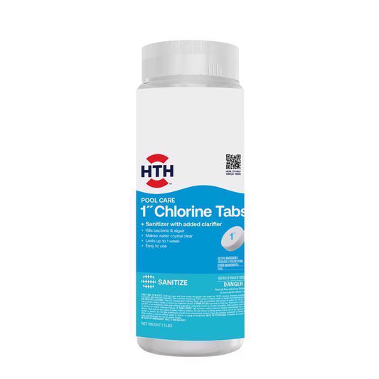 HTH Pool Care 1" Tablet Chlorinating Chemicals 1.5 lb