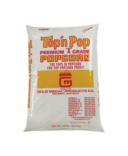 Gold Medal Top N Pop Popcorn 50 lb Bagged