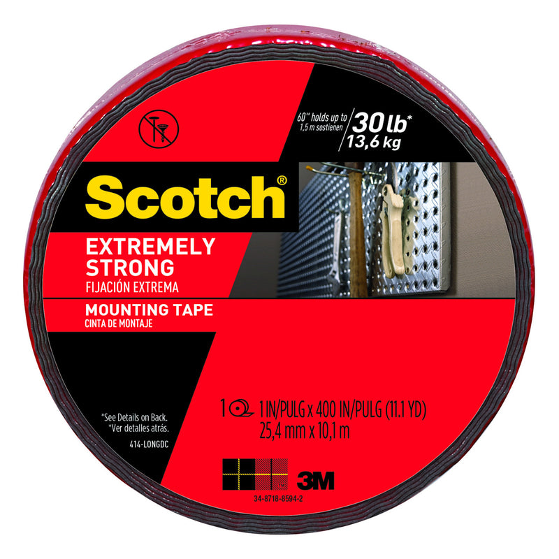 Scotch 400 in. L X 1 in. W Double-Sided Mounting Tape