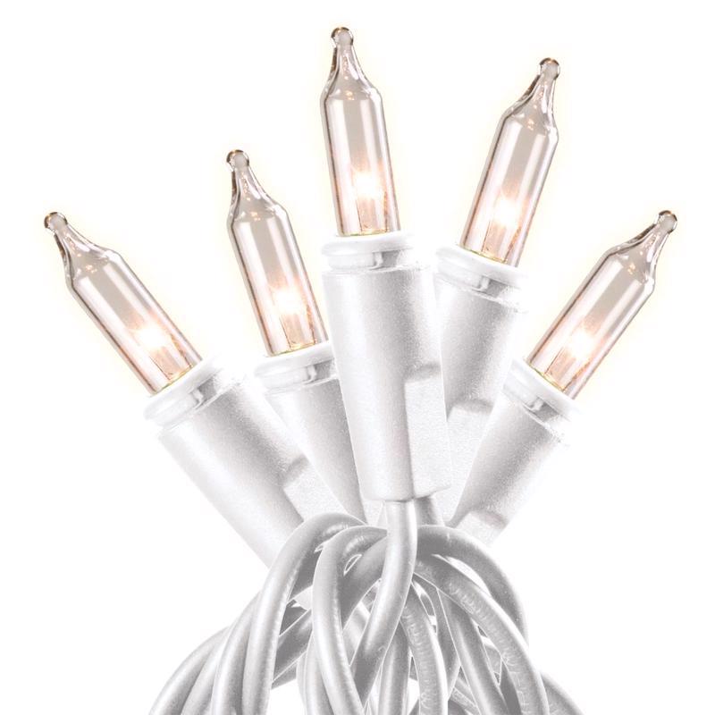 Celebrations Incandescent Mini Clear/Warm White 100 ct String Christmas Lights 33 ft.