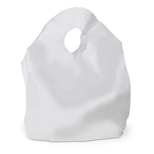 Plastic White Shopping Bag 500 pk 18 in. H X 9 in. W X 16 in. L