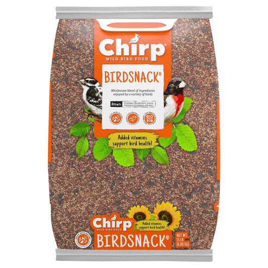 Chirp Birdsnack Wild Bird Sunflower Seeds Wild Bird Food 15 lb