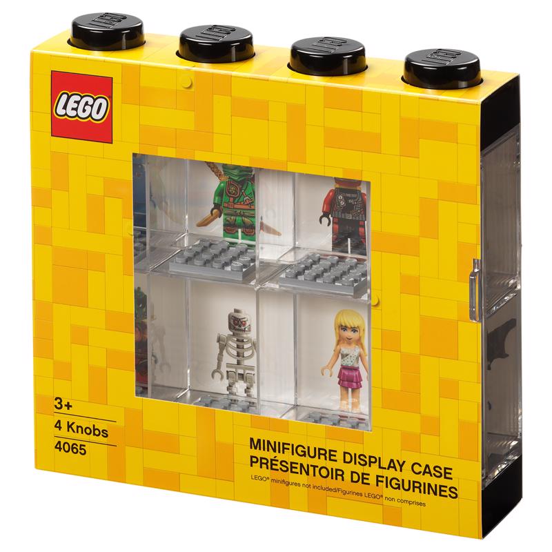 LEGO Minifigure Display Case Black