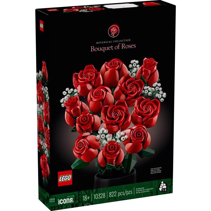 LEGO Botanical Collection Icons Dozen Roses Multicolor 822 pc