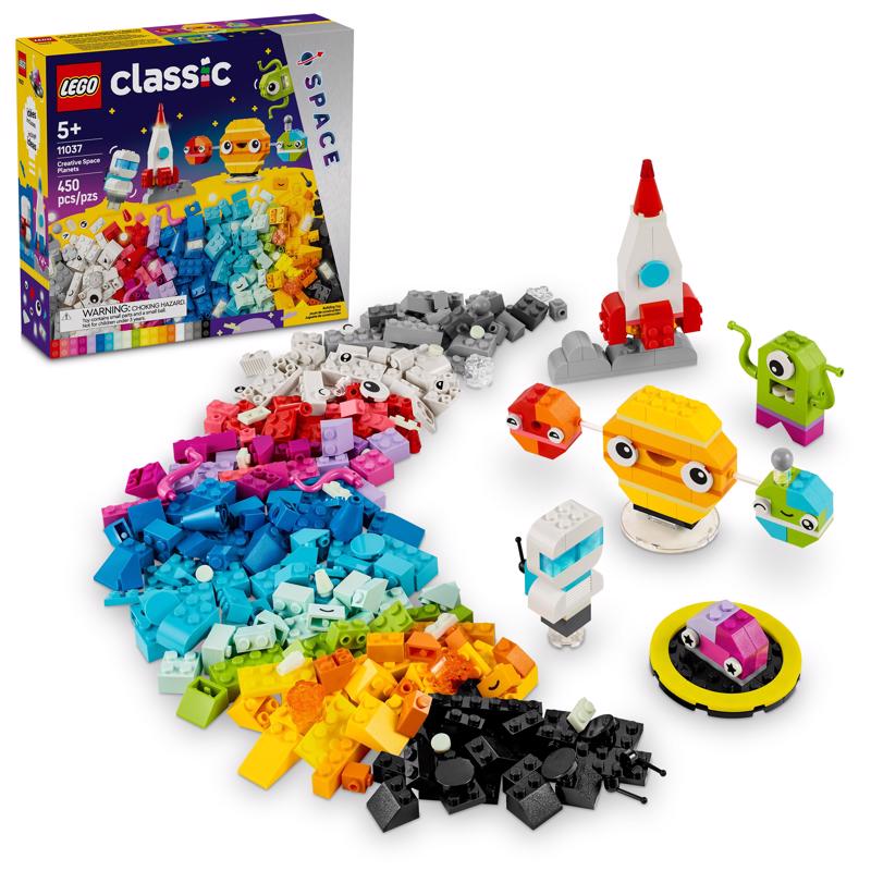 LEGO Classic LEGO Classic Creative Space Planets Multicolor 450 pc