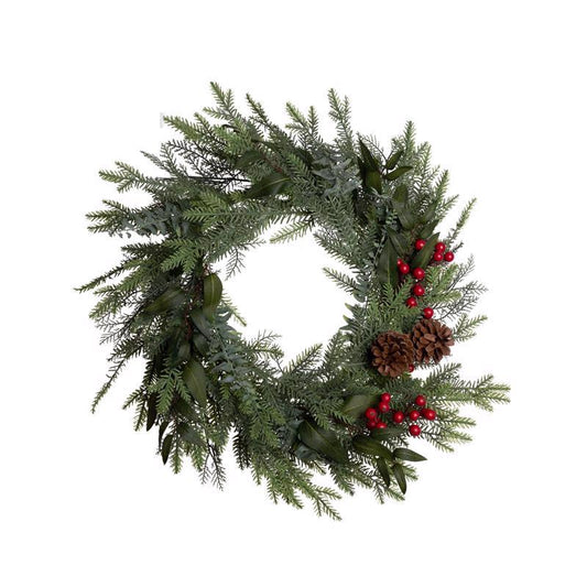 Celebrations 24 in. D X 24 ft. L Thinner Everyday Wreath