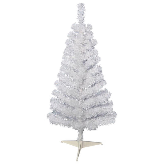 Giftwares 3 ft. Full Tinsel White Iridescent Christmas Tree