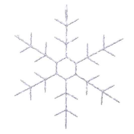 Celebrations LED Snowflake Silhouette 14 in. Hanging Decor