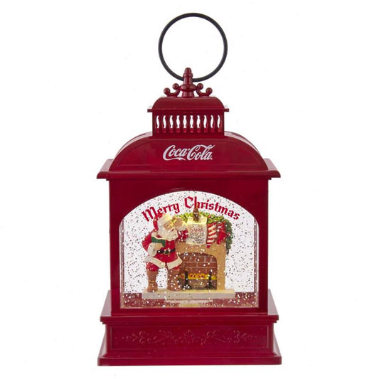 Kurt S. Adler LED Coca Cola Santa Lantern 9 in.