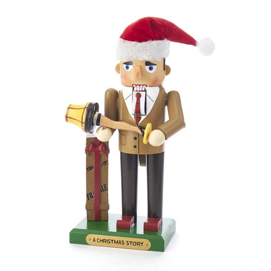 Kurt S. Adler Christmas Story Mr. Parker with Leg Lamp Nutcracker 11 in.