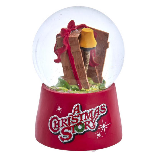 Kurt S. Adler Christmas Story Leg Lamp Water Globe Table Decor