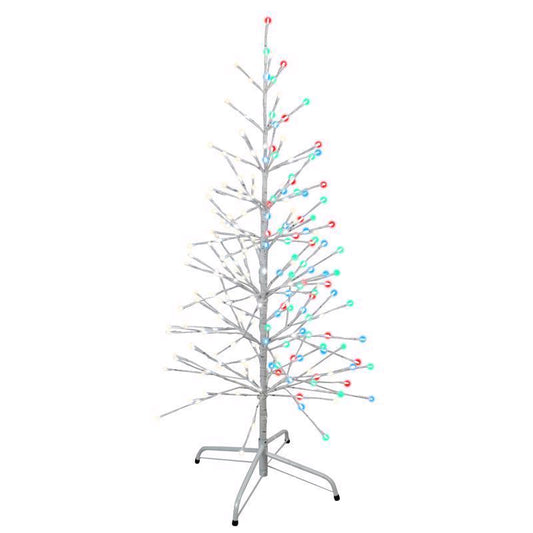 Celebrations LED Multi Birch 4 ft. Yard Decor