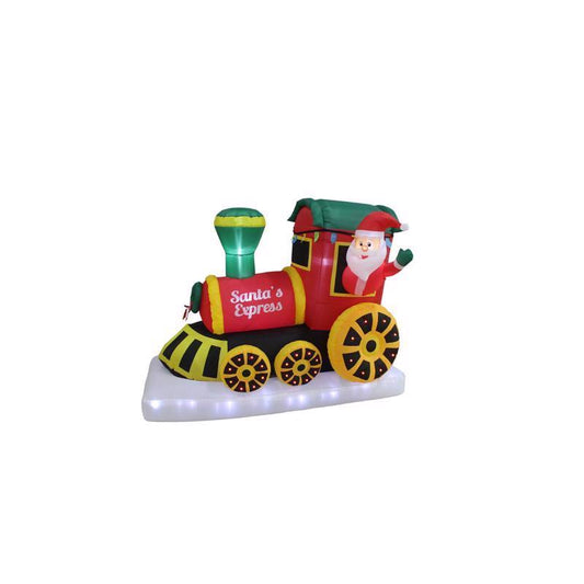 A Holiday Company LED Santa's Express Train 11 ft. Inflatable