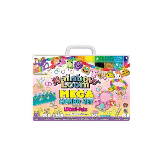 Rainbow Loom Loomi-Pals Charm Bracelet Mega Combo Set Multicolored