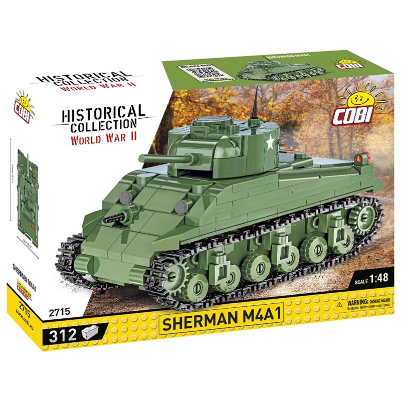 Cobi Sherman M4A1 Tank Block Set Green 312 pc