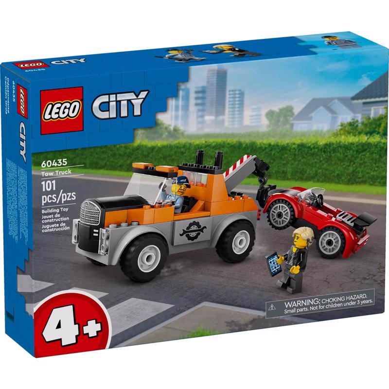 LEGO City Tow Truck and Sports Car Repair Multicolored 101 pc