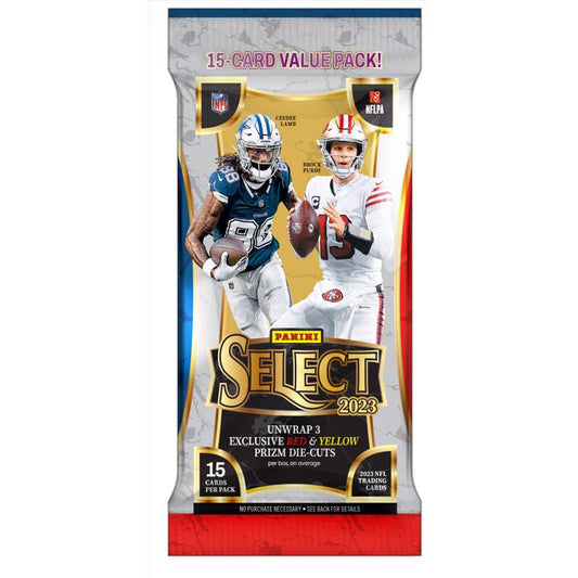 Panini NFL 2023 Select Fat Pack Football Cards