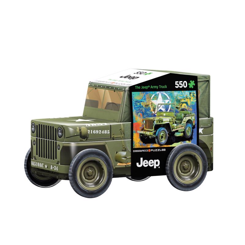 Eurographics Military Jeep Jigsaw Puzzle Multicolored 550 pc