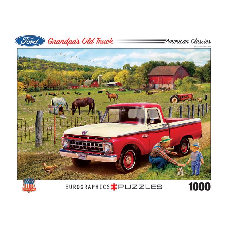 Eurographics Grandpa's Old Truck Puzzles Multicolored 1000 pc