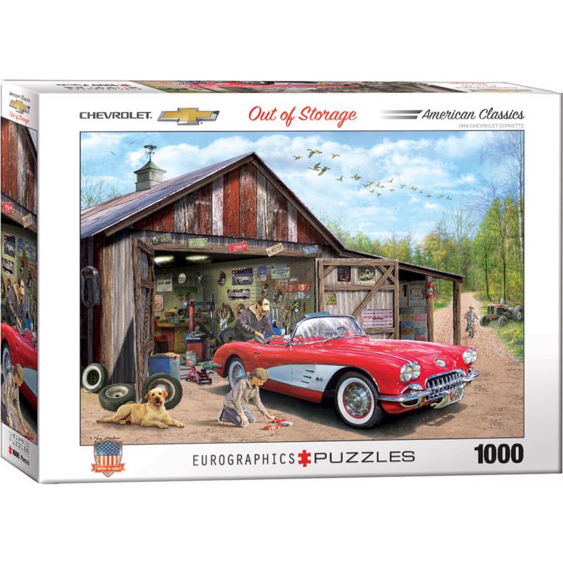 Eurographics Chevrolet Out of Storage Puzzles Multicolored 1000 pc