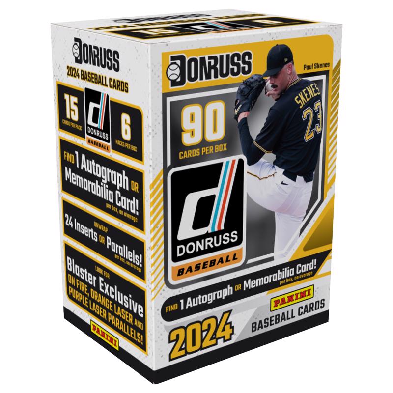 Donruss 2024 Baseball Blaster Box Multicolored 90 pc