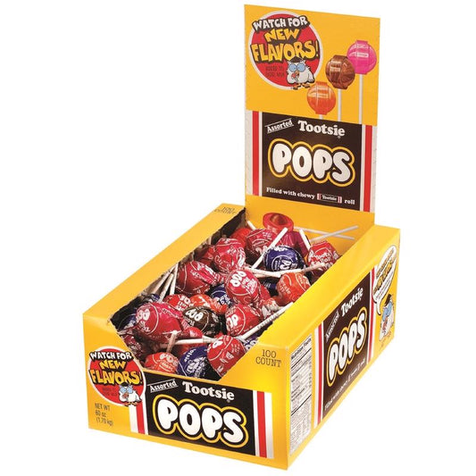 Tootsie Roll Roll Pops Assorted Flavors Lollipop 0.06 oz