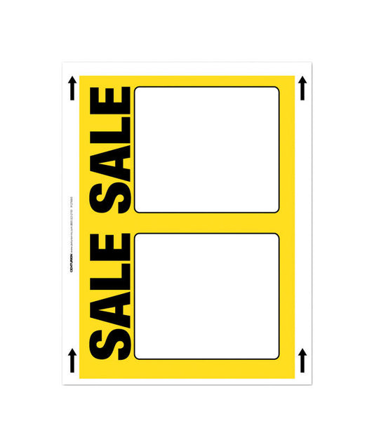 11 in. H X 8.5 in. W Automotive/Sporting Goods Sign 100 each