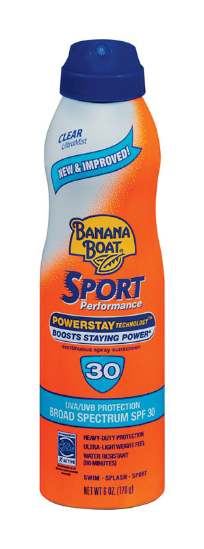 Banana Boat Sport Performance Continuous Spray Sunscreen 6 oz 1 pk