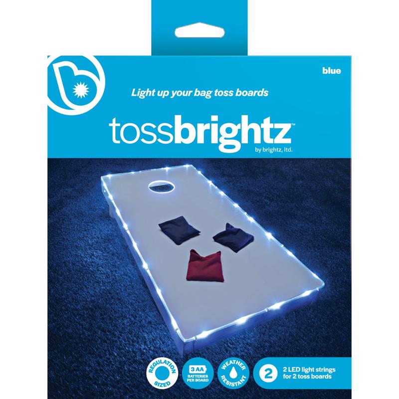 Brightz Toss Brightz Blue LED Cornhole Kit ABS Plastics 1 pk