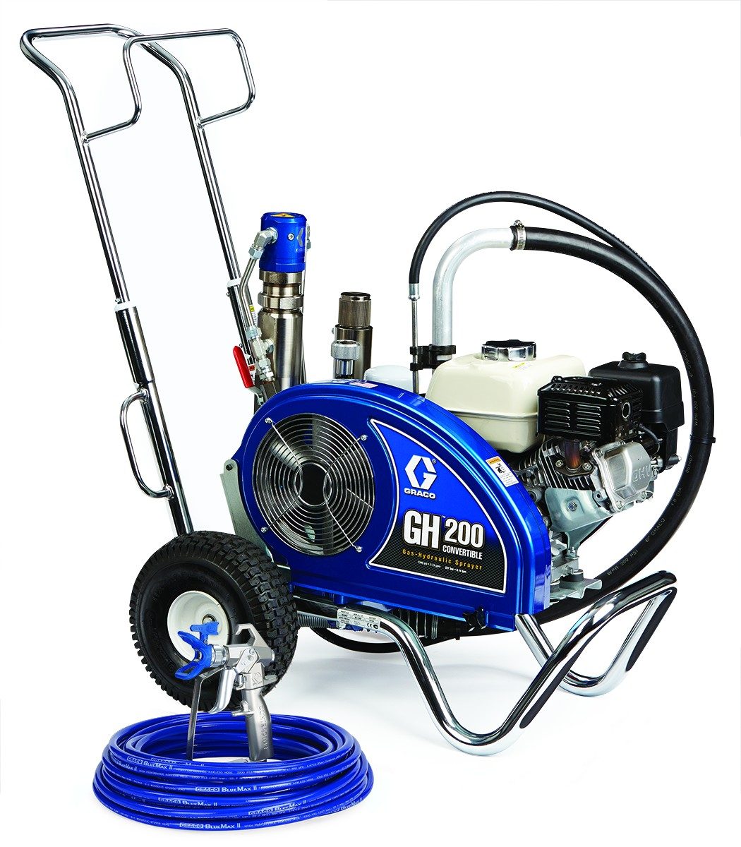 Graco GH 200 Gas Hydraulic Convertible Airless Sprayer Standard - 24W925