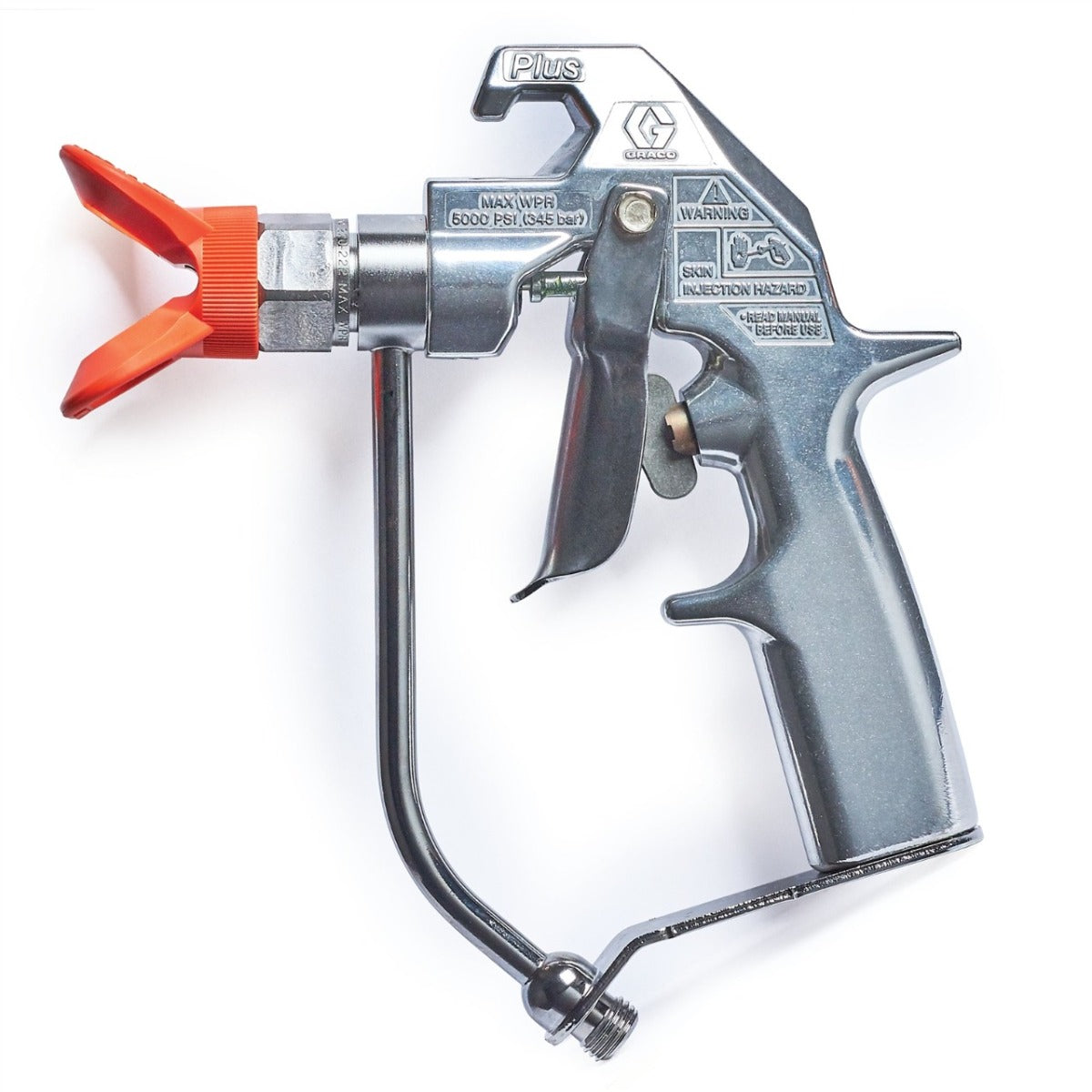 Graco Silver Plus Airless Spray Gun, 2 Finger Trigger, Flat Tip - 235460