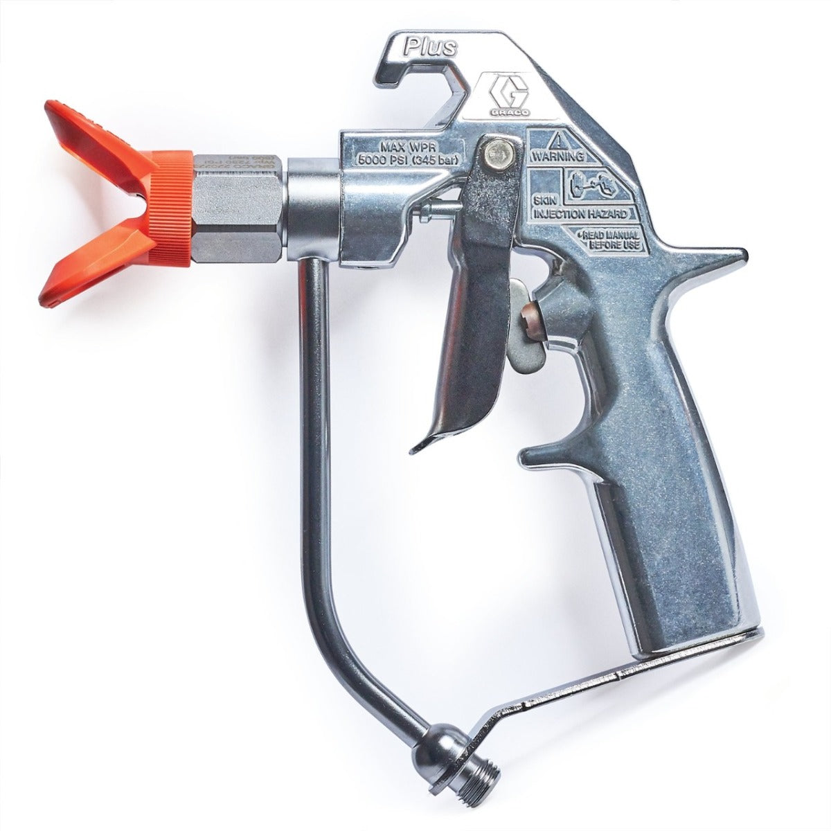 Graco Silver Plus Airless Spray Gun, 2 Finger Trigger, Fine Finish Flat Tip - 235462