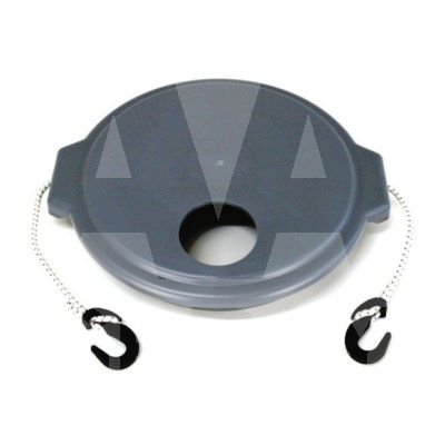 Hopper Lid Kit. Includes: 1 Lid and 2 Grommets