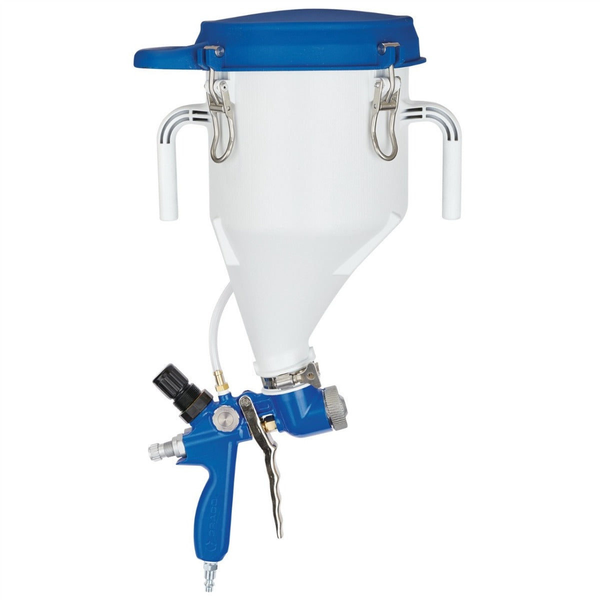 Graco FastFinish Pressure-Boosted Hopper Gun - 25D496