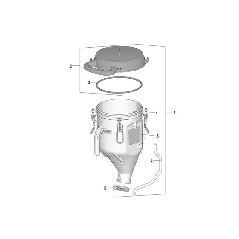 Graco Pressurized Hopper Assembly - 17V946