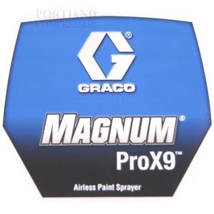 Graco ProX9 Front Label - 15K493